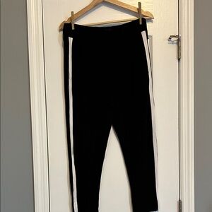 Calvin Rucker Black and White Straight Leg Pants with pockets NWT